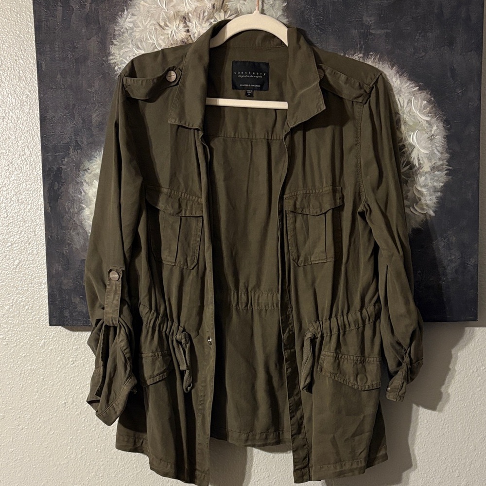 Sanctuary Olive Utility Jacket
